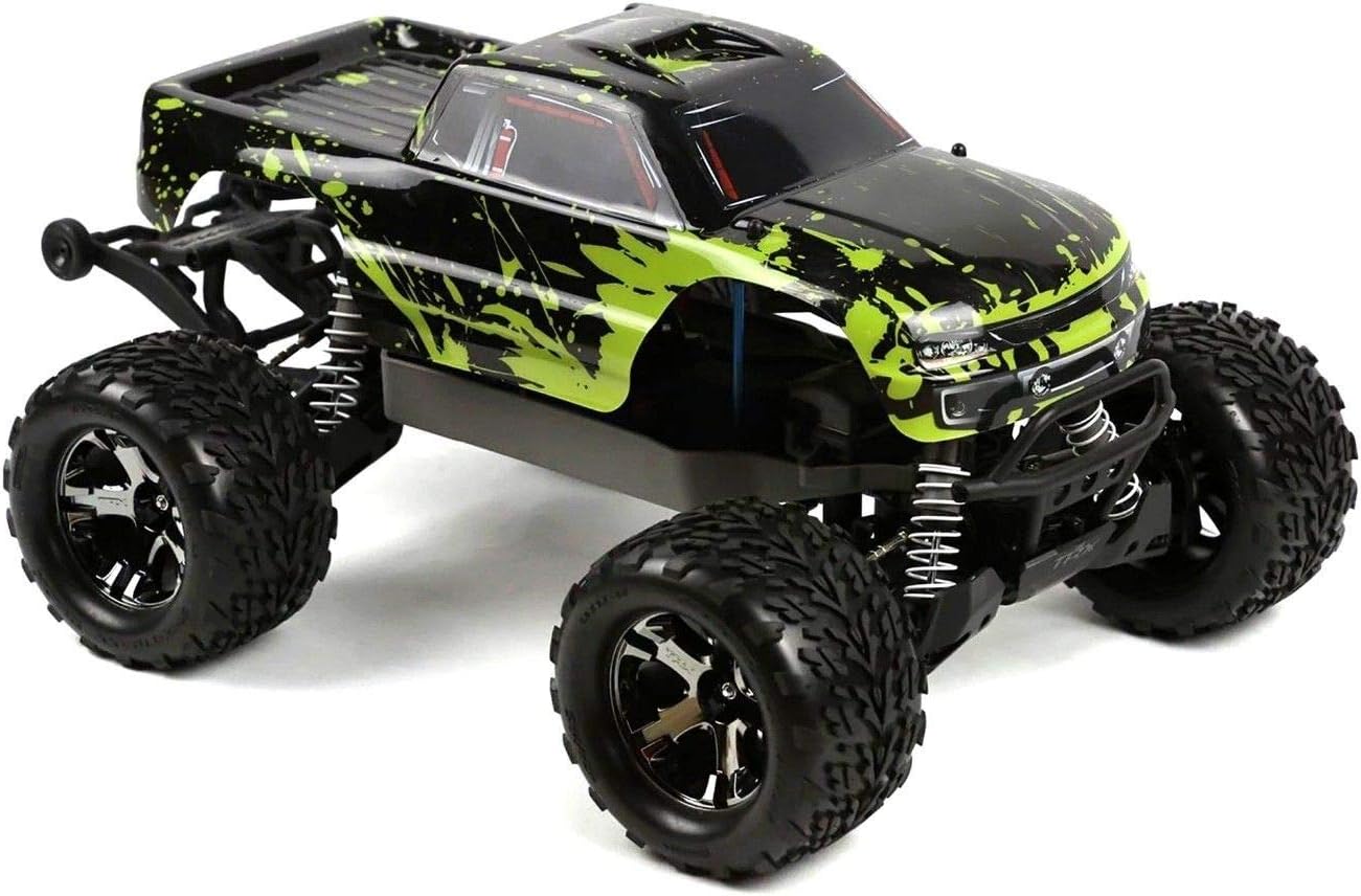 SummitLink Custom Body Muddy Green Over Black Compatible for 1/10 Stampede 4x4 VXL 2WD Slayer RC Car or Truck (Truck not included) ST-BG-02