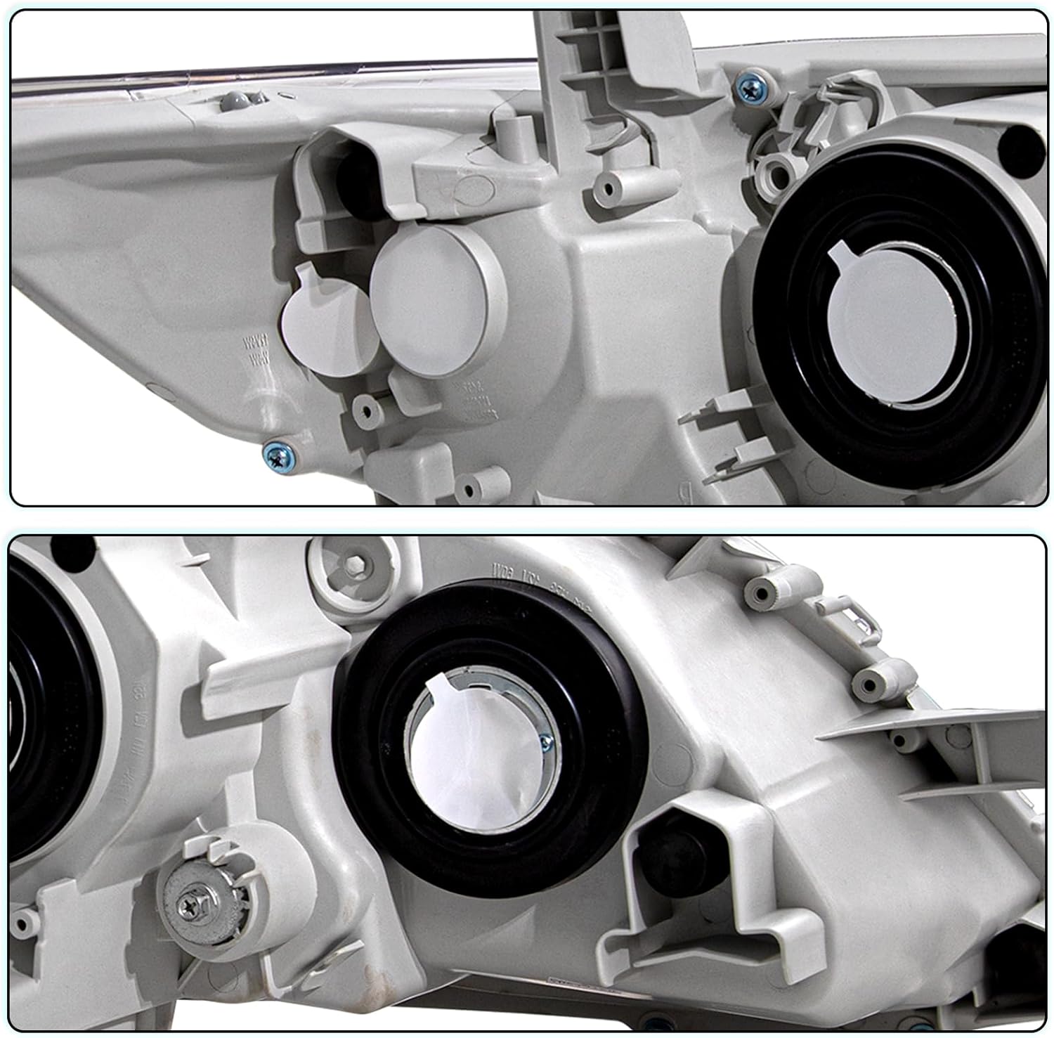 For US Model Headlight Assembly Set Compatible with Toyota Camry 2007 2008 2009 Driver & Passenger Side