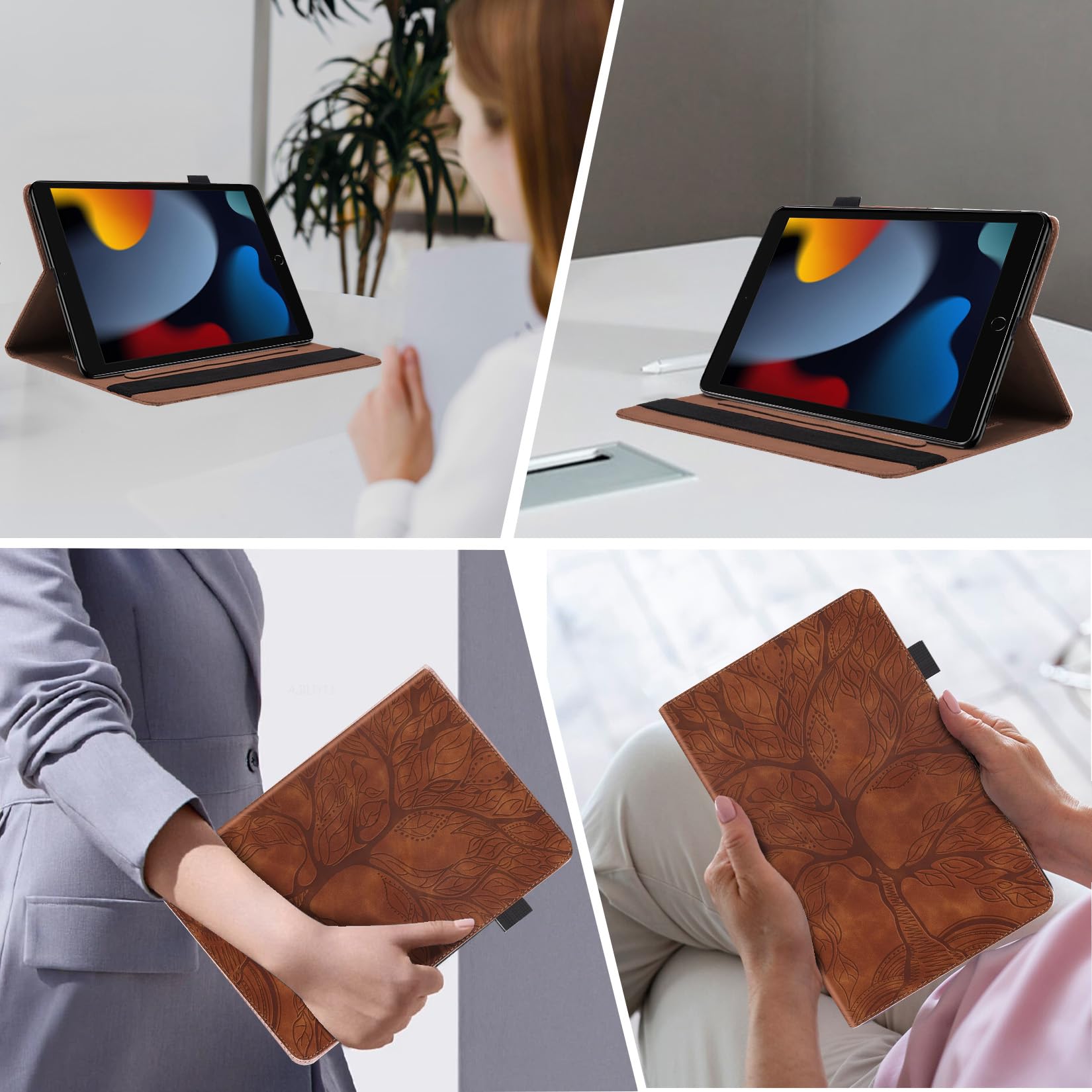 Case 【les_no9ページ】iPad for PU 2021/2020/2019 Generation /7th 8th 9th/ iPad inch 10.2 iPad本体