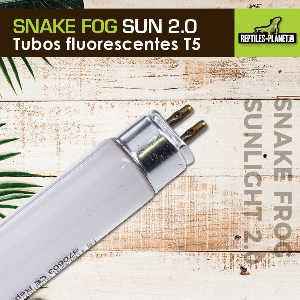 Reptiles-Planet Tubo Solar T5 2.0 Serpientes y Ranas, 39W, 88cm Longitud, 16mm Diámetro