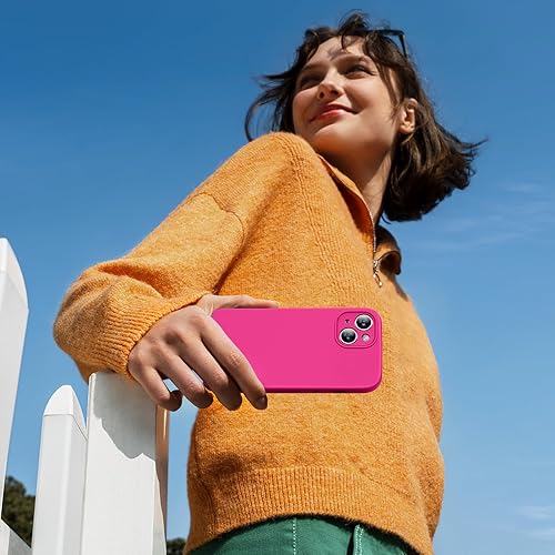 Miniatura 1424 de Miracase - Funda diseñada para iPhone 11 con protector de pantalla, funda de goma de silicona líquida, protección total contra caídas y a prueba