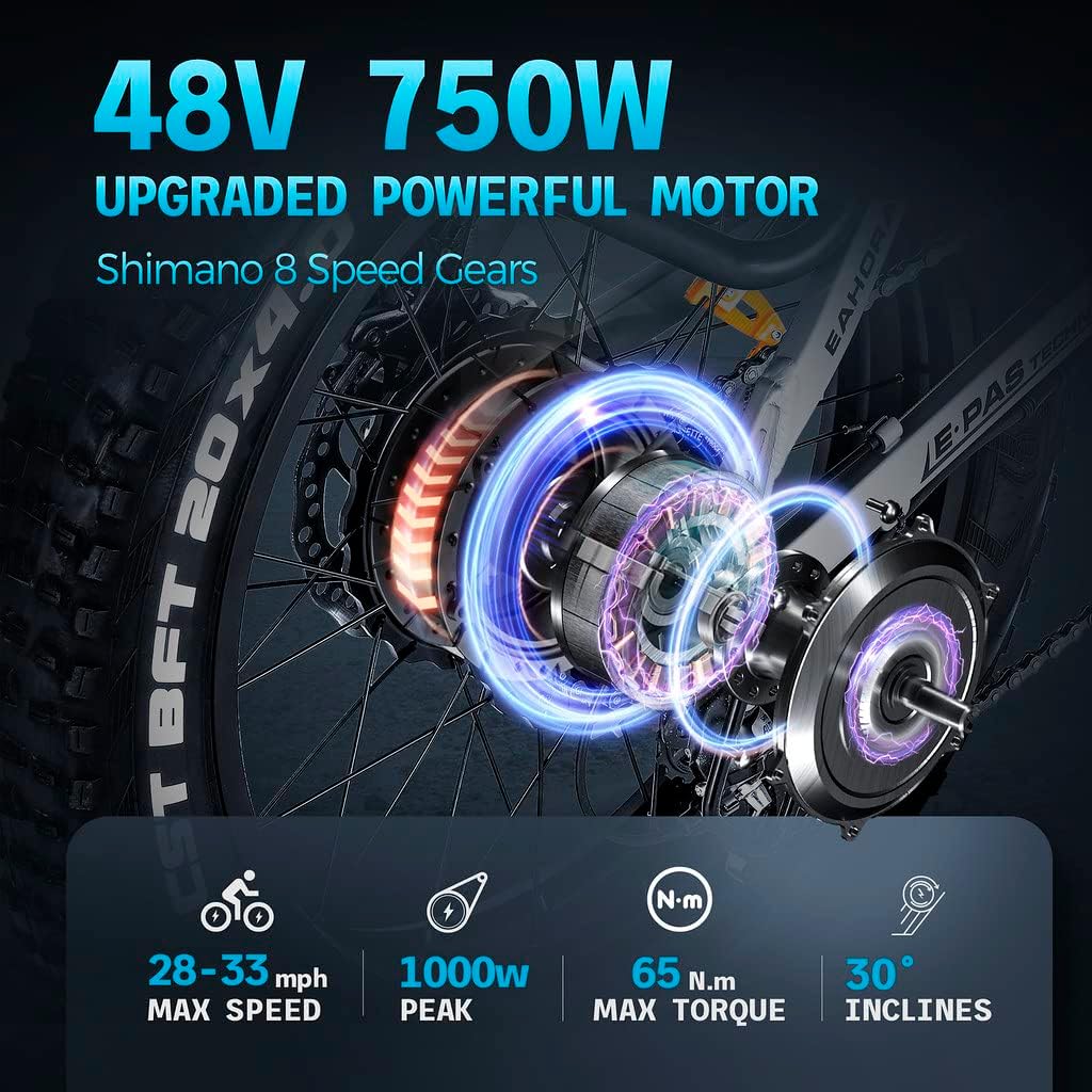 Front wheel with fat tire and disc brake