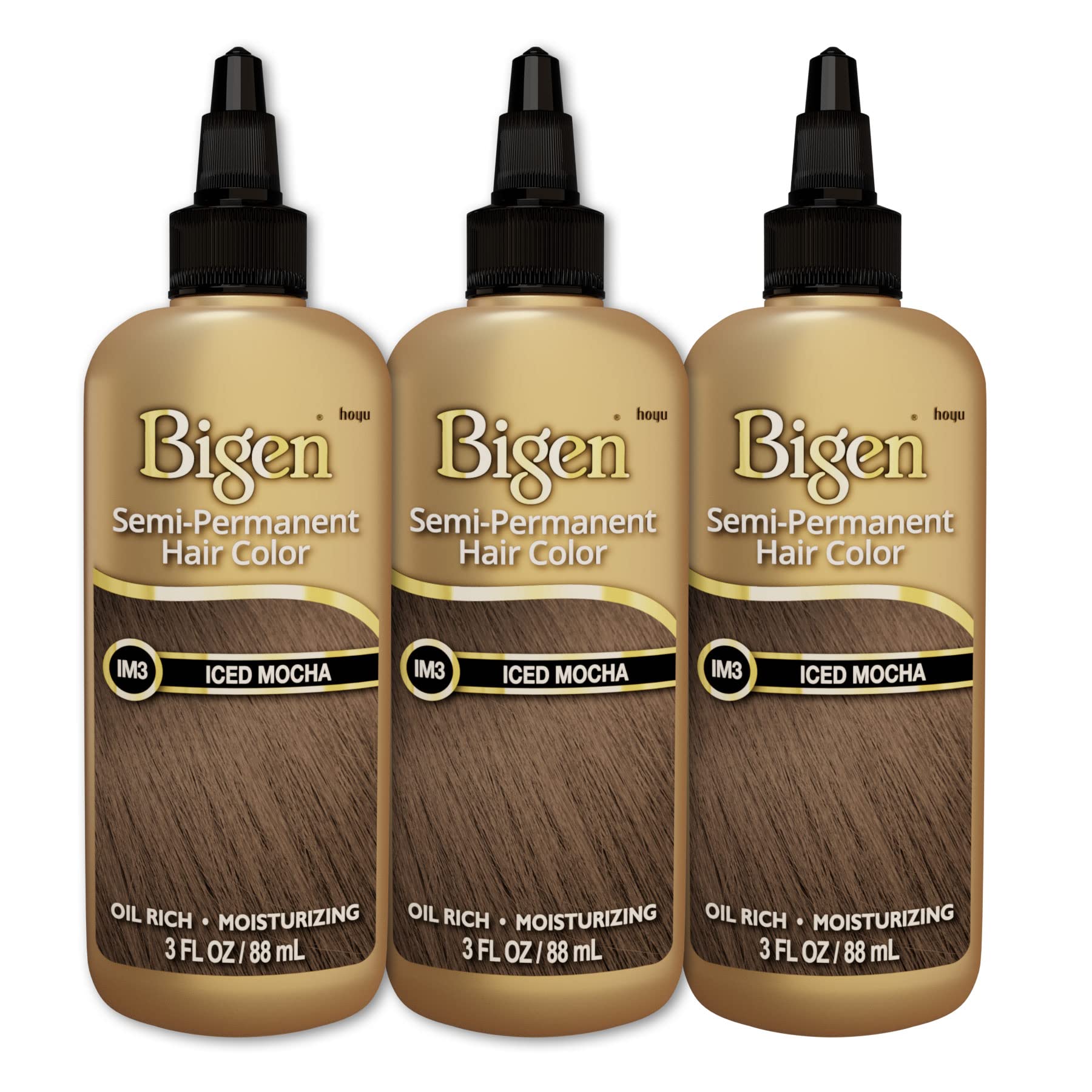 IM3 Iced Mocha Bigen Semi Permanent Hair Color (3 Pack)