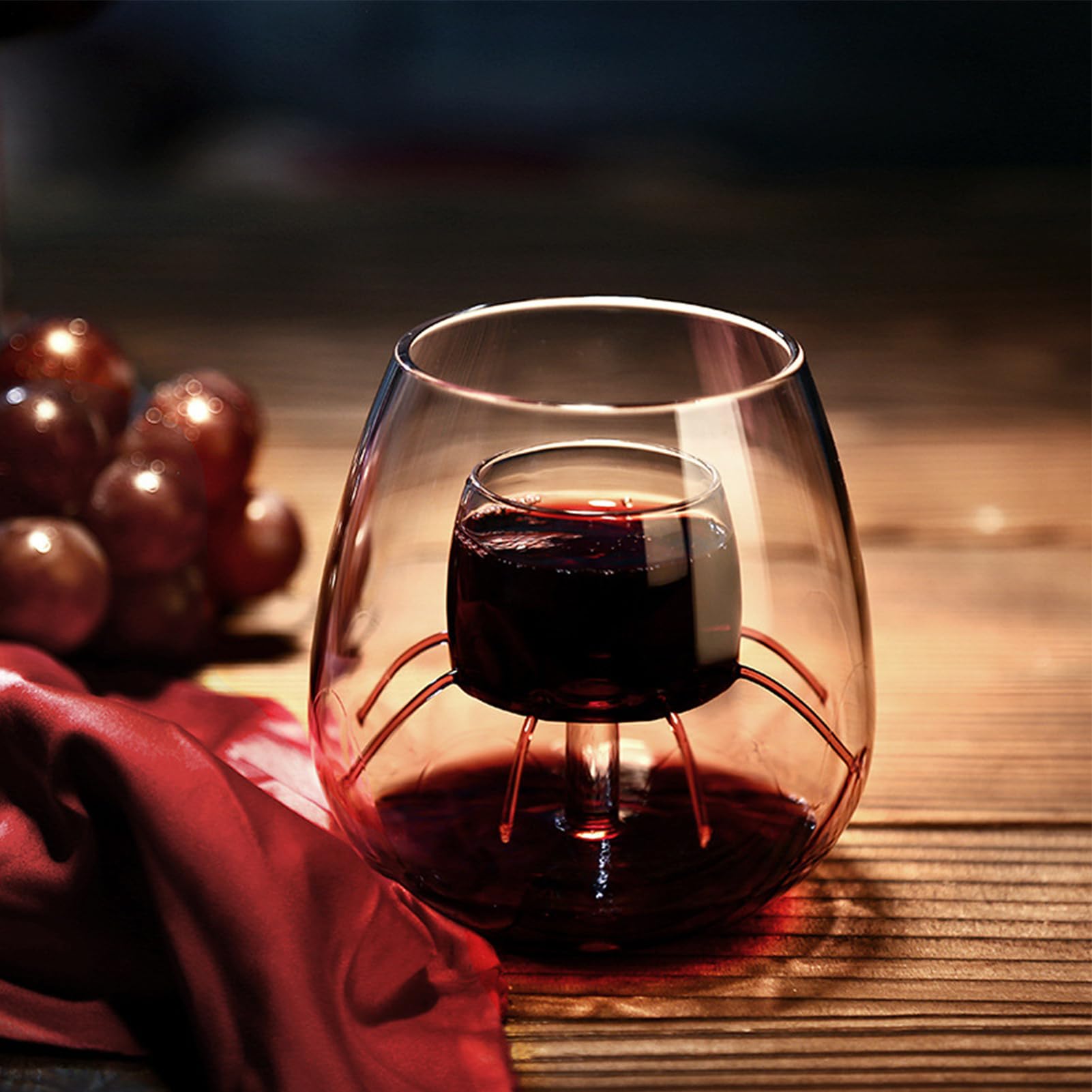 Vaso de degustación de vino, fuente de copa de vino | Juego de vasos de | para jarra,Juego de degustación de diseño transparente para rojo, té, café