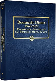 Whitman US Roosevelt Dime Coin Album 1946 - 2022 #3394