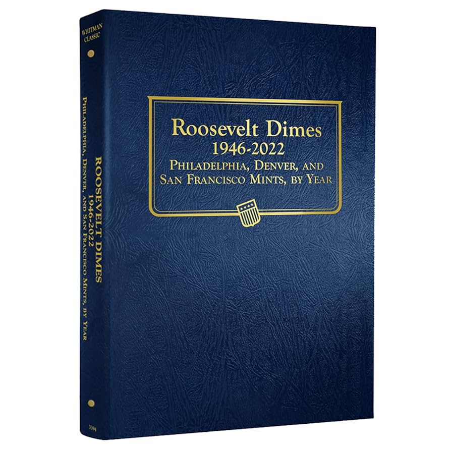 Amazon.com: Whitman US Roosevelt Dime Coin Album 1946 - 2022