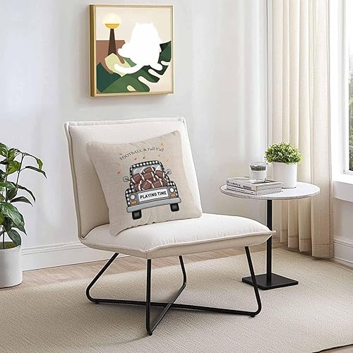 Vista 2 de Juego de 2 fundas de almohada lumbares de 12 x 20 pulgadas, fundas de almohada rectangulares decorativas decorativas rectangulares para patio, jardín