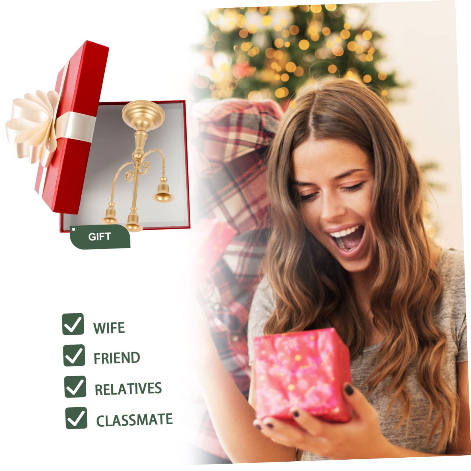 MAGICLULU 2 Pz Lungo Candelabro Candele 3 Teste Candelabro a Colonna Arredamento Esterno Arredamento Del Tavolo Portacandela a 3 Bracci Accessori Tavolo Da Pranzo Ferro Da Stiro
