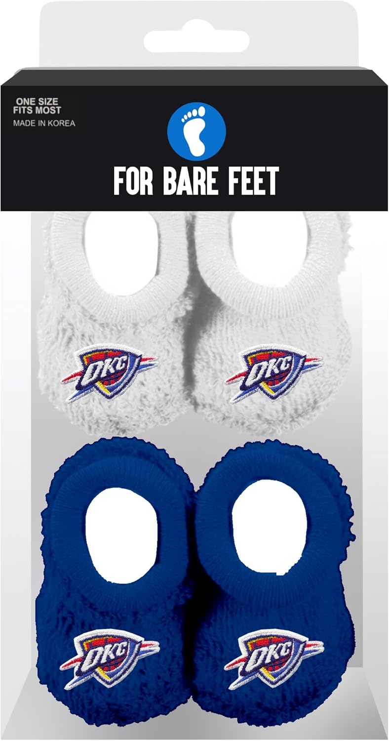 FBF - Officially Licensed NBA Infant Bootie Socks 0-12 Months - 2 Pack