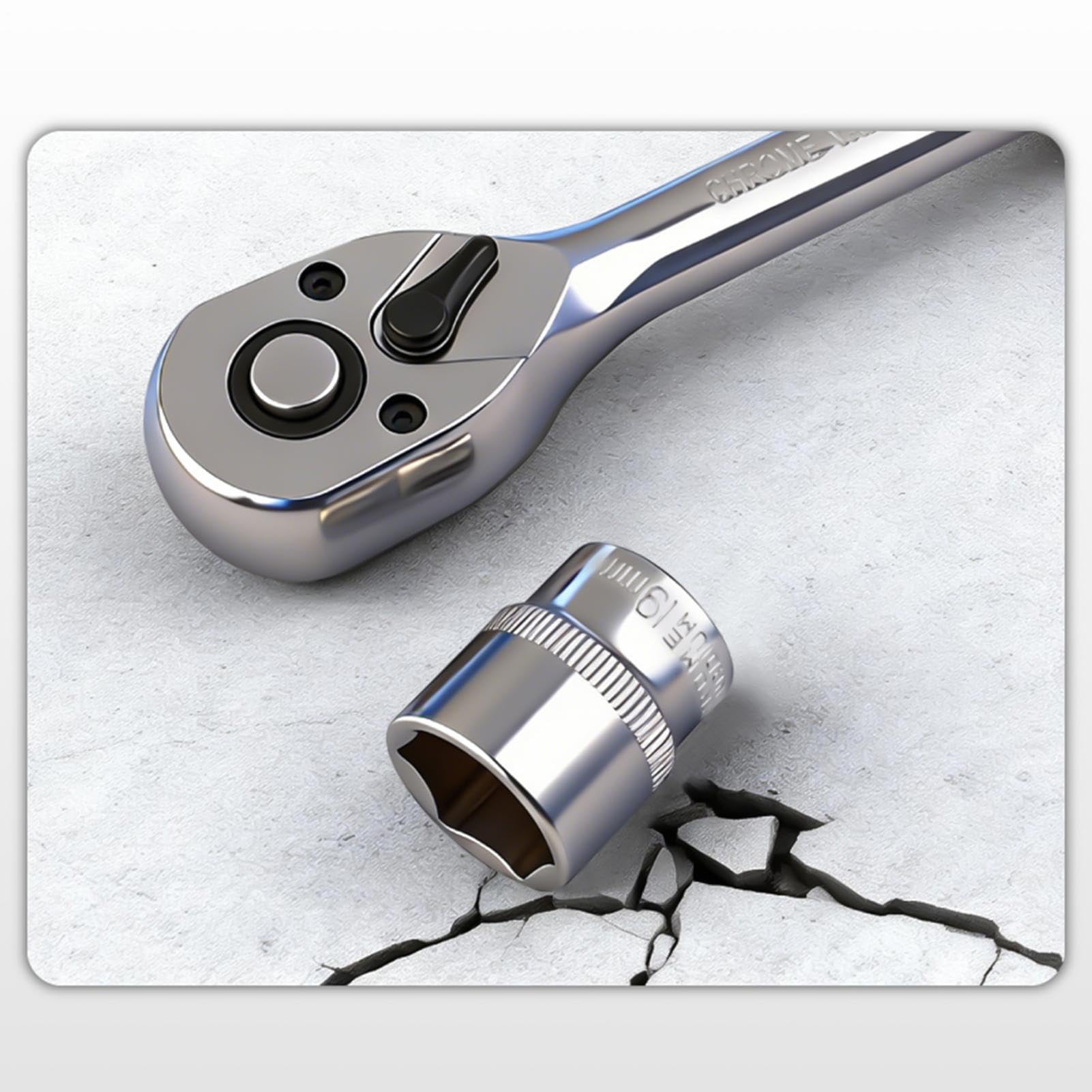 de douilles auto Outils à Main Antidérapants, 72 Dents Queue Hexagonale