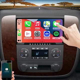 Android 13 Radio for Chevy Chevrolet Silverado Impala Tahoe GMC Acadia Sierra Yukon Android Stereo 2006-2014 Accessories Replacement Build in carplay Android Auto Free Camera