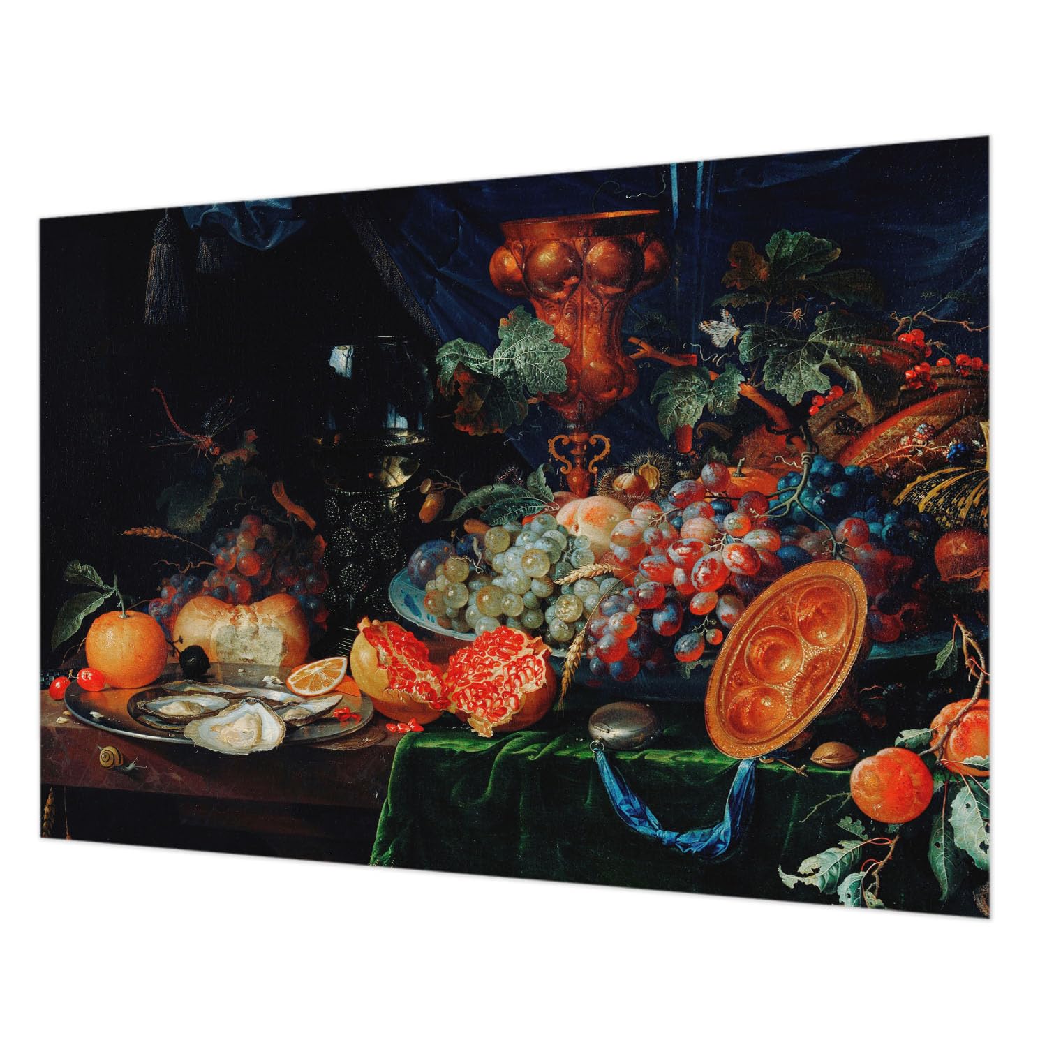 Décor mural intissé 312x219 cm abondance de fruits colle incluse chambre
