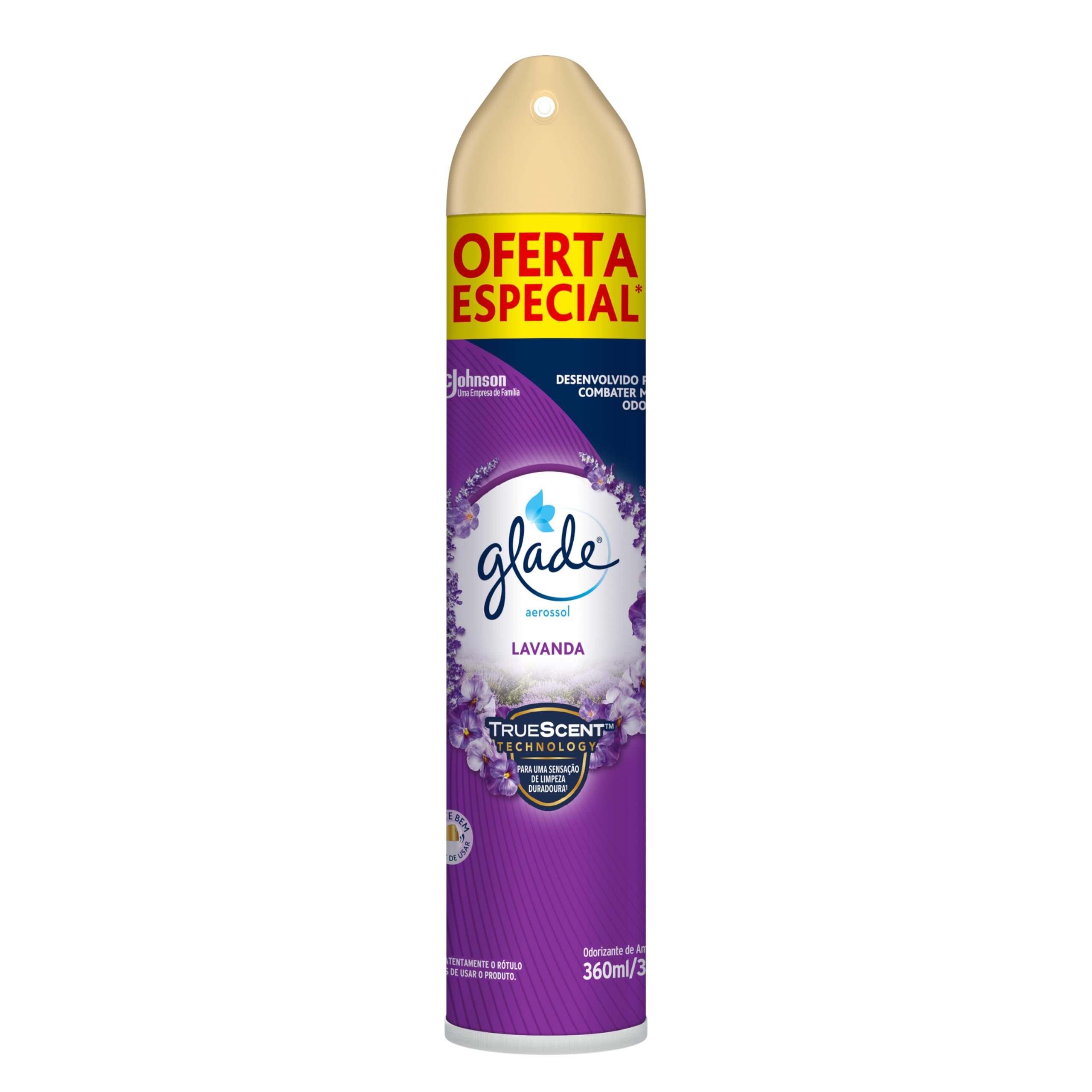 Glade Aromatizador de Ambiente Aerosol, Spray com Fragrância de Lavanda ...