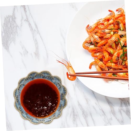 Miniatura 8 de 4pcs Sushi Dipping Bowl food sauce dish appetizer Storage Dish soy sauce bowl serving platter side dish bowls ceramic dipping dish ketchup cups