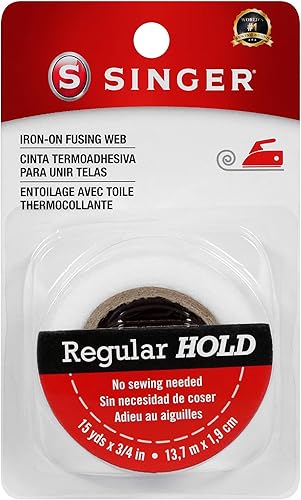 SINGER Red de fusión termoadhesiva 1 paquete de 34" x15 yardas