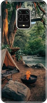 Xiaomi Redmi Note 9 Pro Max ile Uyumlu Kılıf, Sen Ben ve Burası Temalı Desenli, Darbe Emici Silikon, Çok Renkli