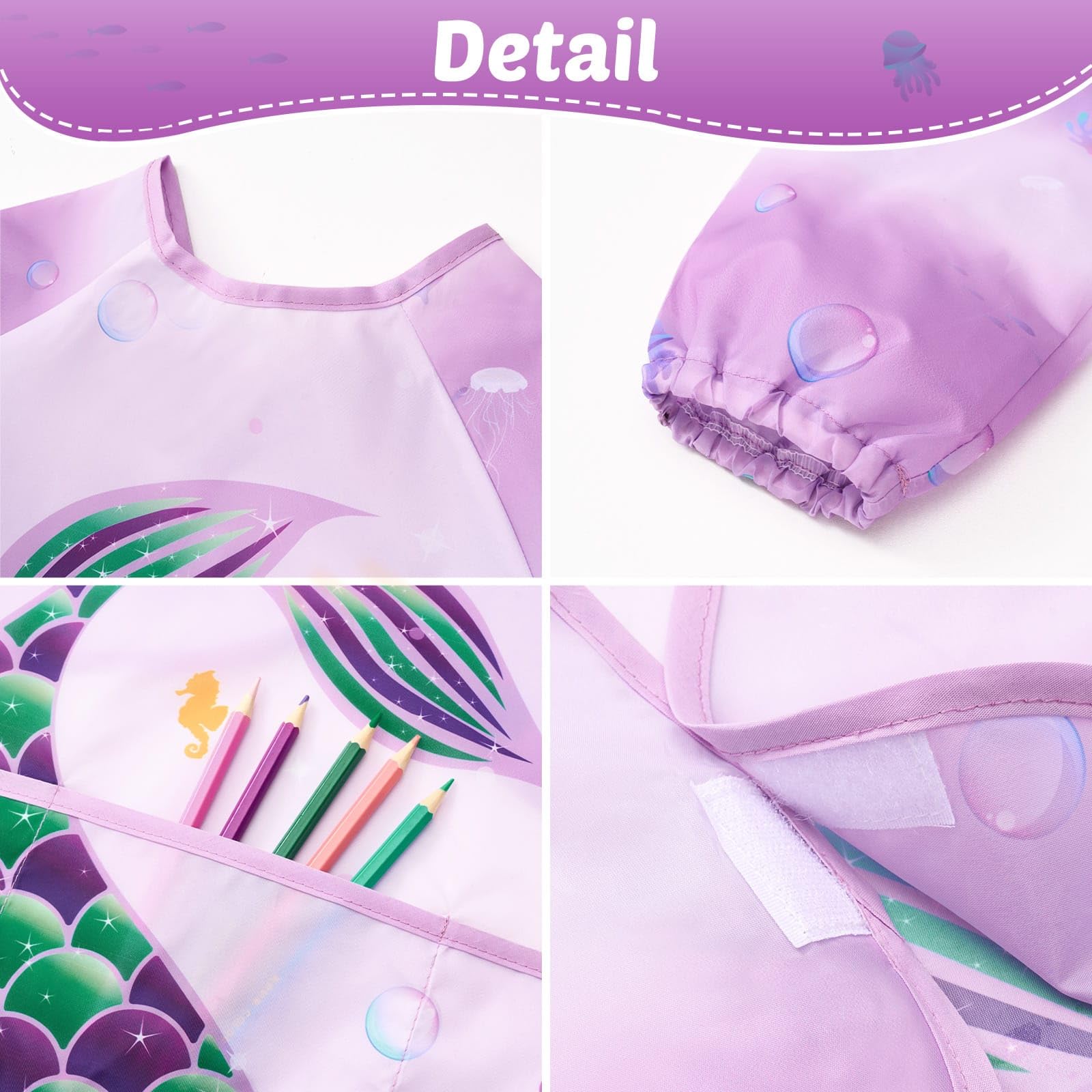 Mermaid Toddler Smock - Image 2