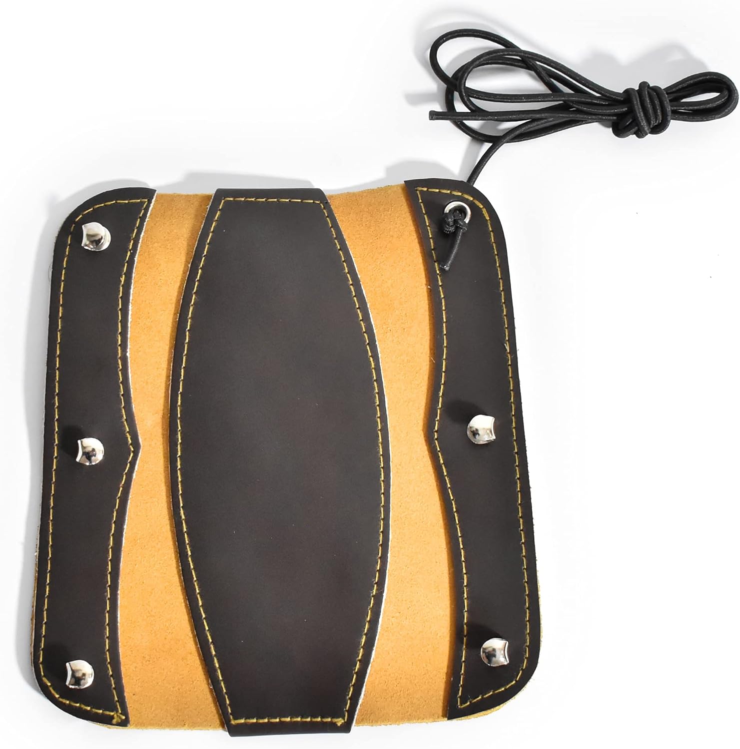 UNIVERSE ARCHERY Genuine Leather Traditional Archery Arm Guard - Protective Forearm Bracers and Gloves for Shooting, Hunting, Bow Sports - Genuine Cowhide Sleeve Protectors Medieval Style. : Sports & Outdoors