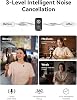 Hollyland Lark A1 (2TX + RX USB-C), Micrófono Inalámbrico para iPhone y Android | Audio de Estudio con Detalle, Cancelación de Ruido de 3 Niveles, Micrófono Lavalier Magnético Mini para Grabación de Video y Transmisión en Vivo 2.4GHz 5