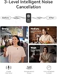 Hollyland Lark A1 Mini Duo - Wireless Microphone for iPhone 15/16/17 & Android, Mini Mic, Noise Cancellation, 200m Range for Video Recording, Vlogging (Black, 2TX + USB-C RX)