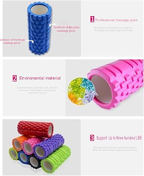 Kit Complet Rouleaux De Massage En Mousse 3en1 - 50 Pièces - Pour Yoga Et Mobilité