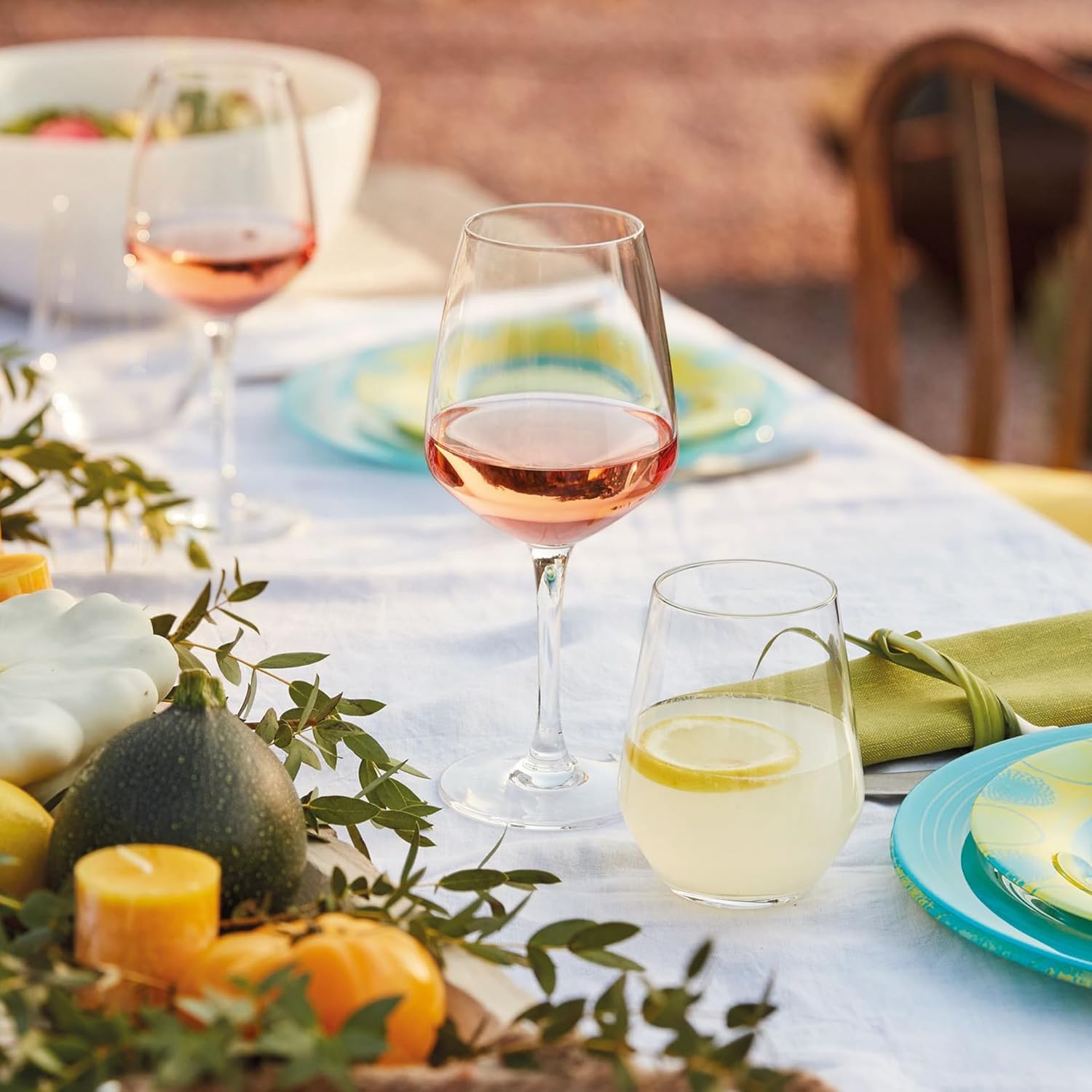 Luminarc - Vinetis Collection - 6 stemmed Glasses 50 cl - Modern and Elegant Design - Made in France - Reinforced Packaging