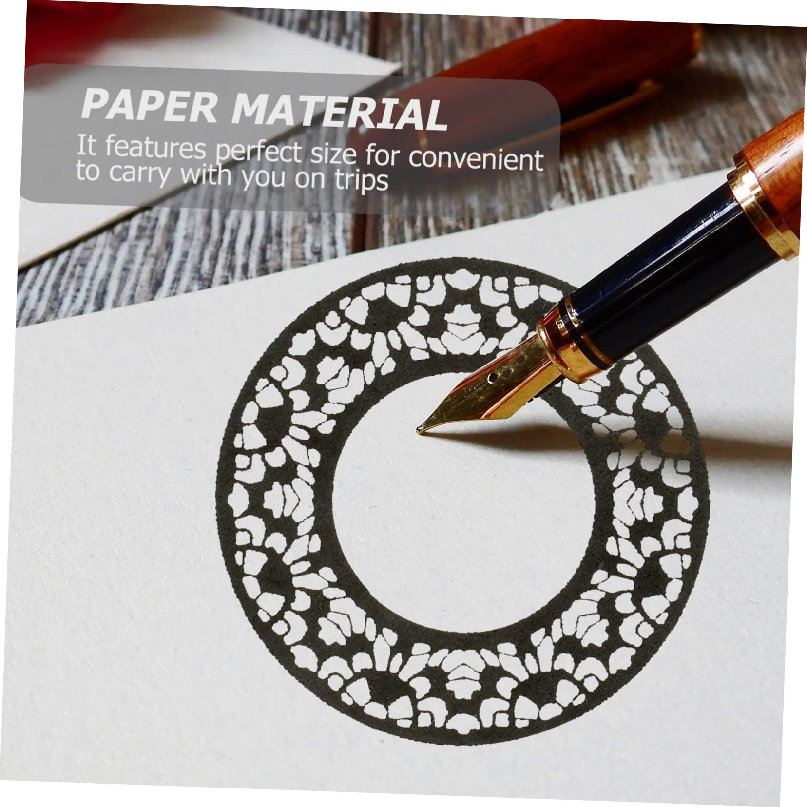 OSALADI 5 Set Decorativa Per Scrapbook Materiali Per Decorazione Fai Da Te Per Regali 40 Fogli*5