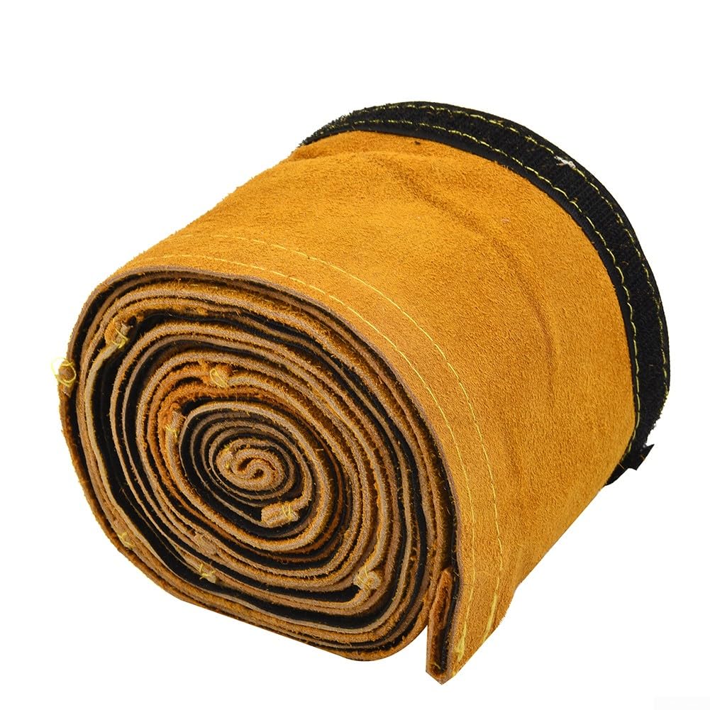 TIG Cache-câble de torche de soudage en cuir ignifuge de 3,5 m, adapté pour appareils de protection d'équipement de soudage, 10 m