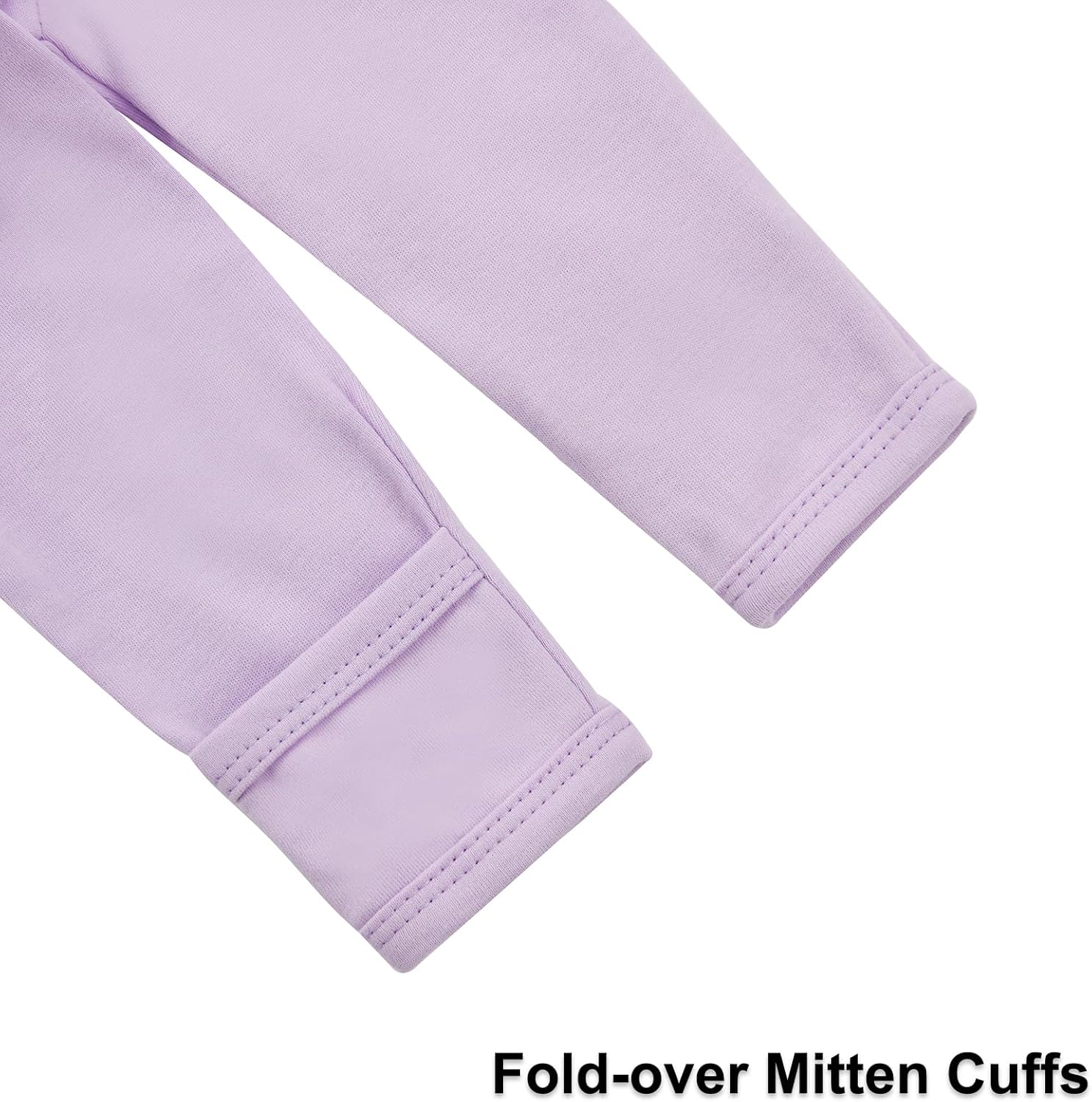 Aablexema Baby Organic Cotton Pajamas 2 Way Zipper Preemie Newborn One Piece Outfit Long Sleeve Footed Sleepwear - Image 5