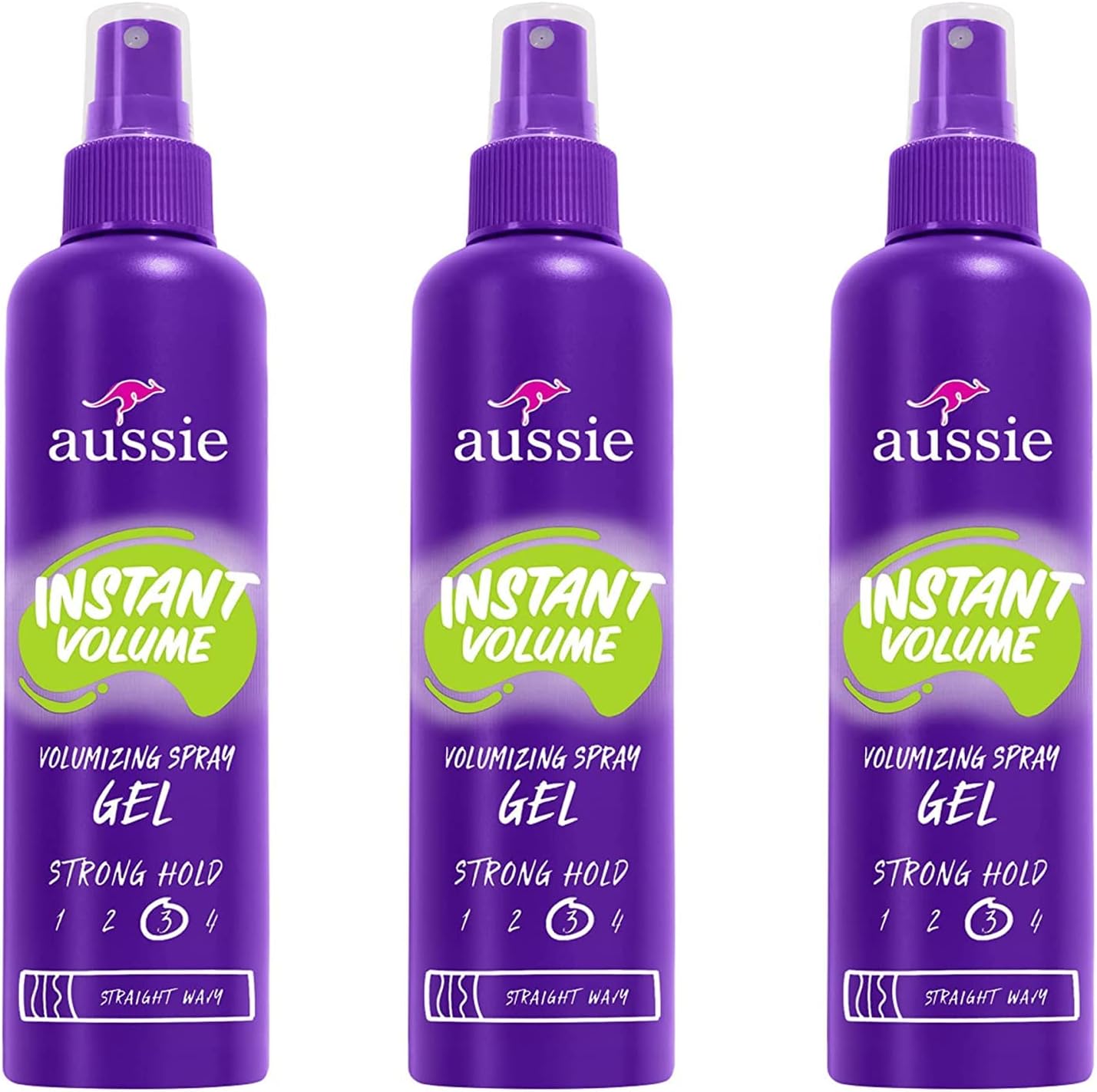 Aussie Headstrong Volume, Spray Gel 5.7 oz (Pack of 3
