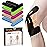 PreCut Kinesiology Tape for Knees, 24 PCS Waterproof KTQUICK Knee Tape for Knee Pain Relief Pre Cut, Original Cotton Athletic Knee Tape, Waterproof & Hypoallergenic Latex-Free for Sports (Black)