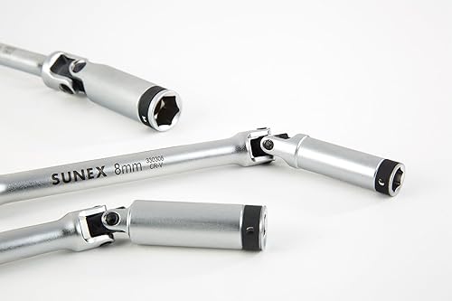 Miniatura 3 de Sunex 3303GP - Juego de llaves de vaso de 38", junta universal, 3 unidades