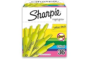 SHARPIE Tank Style Highlighters: The Ultimate Yellow Illuminators