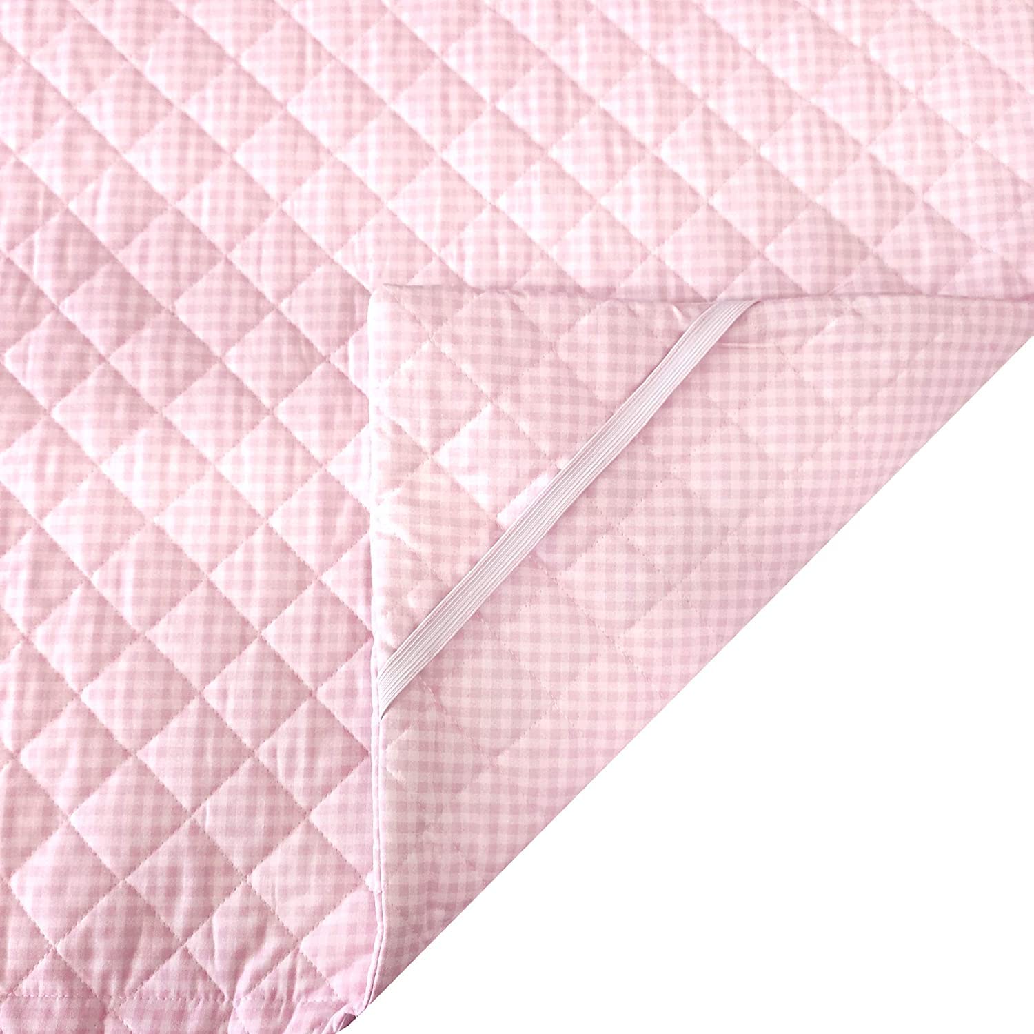 Panini Tessuti Ensemble de puériculture, Sac de Couchage et Pochette pour bébés de 2 à 6 Ans - Tissu matelassé 100% Coton - Made in Italy (Square Rose Ensemble de puériculture)