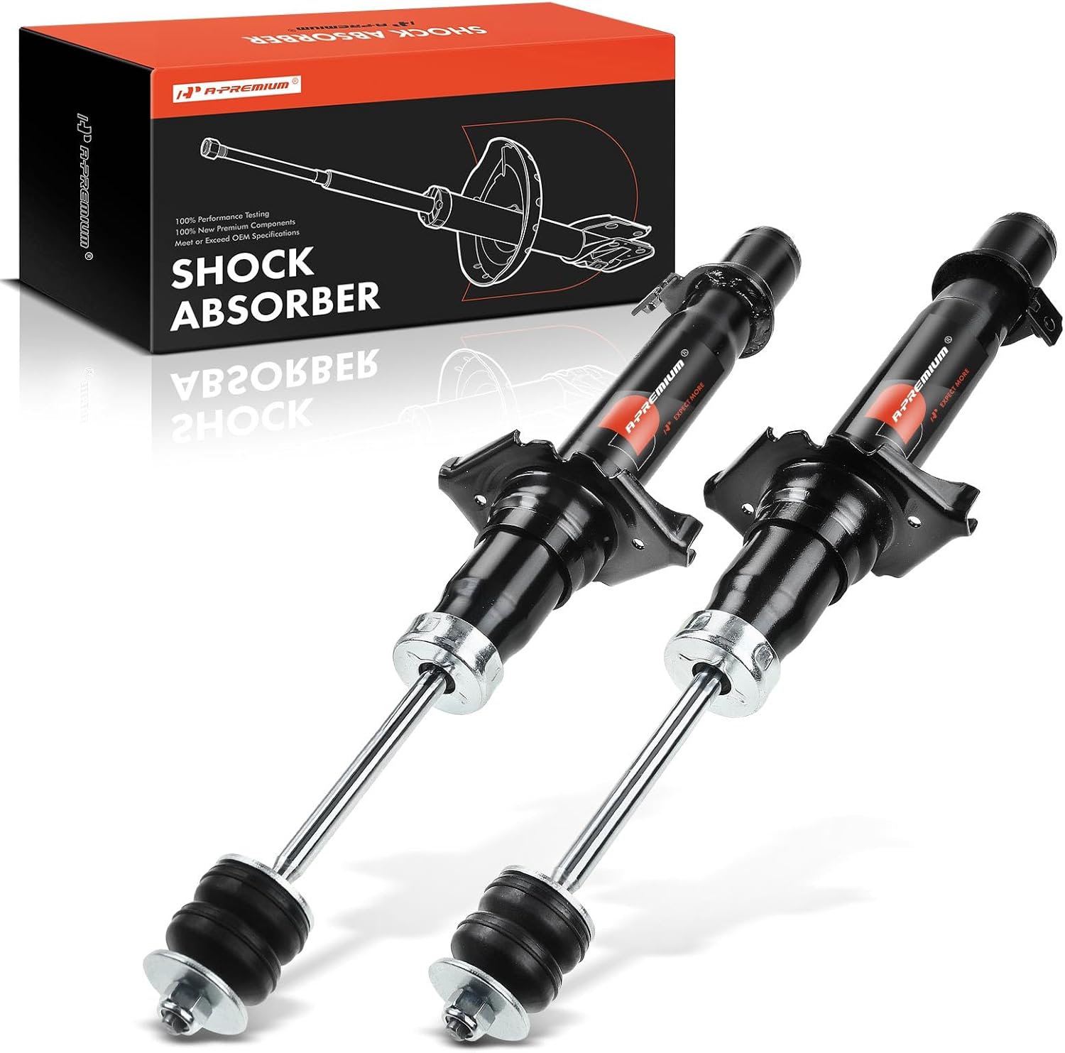 A-Premium Front Pair (2) Strut Assembly Compatible with Honda Crosstour 2012, Crosstour 2012-2015, Accord Crosstour 2010-2011, Driver and Passenger Side