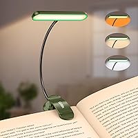 Vista 12 de Gritin Luz de Lectura Recargable para Leer en la Cama con 19 LED y Función de Memoria - Cuidado de los Ojos 3 Temperaturas de Color, 5 Niveles