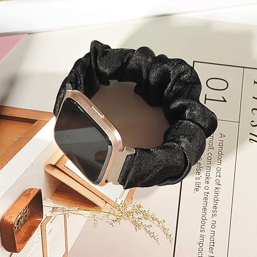 Miniatura 3 de TOYOUTHS Paquete de 2 bandas elásticas compatibles con Fitbit VersaVersa 2 bandas elásticas Versa Lite, edición especial, pulseras de tela, pulseras