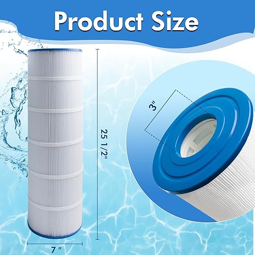 Miniatura 2 de Cartucho de filtro de piscina C4030 de repuesto para Hayward SwimClear C4030 CX880XRE, Pleatco PA106-PAK4, Unicel C-7488, Filbur FC-1226, paquete de