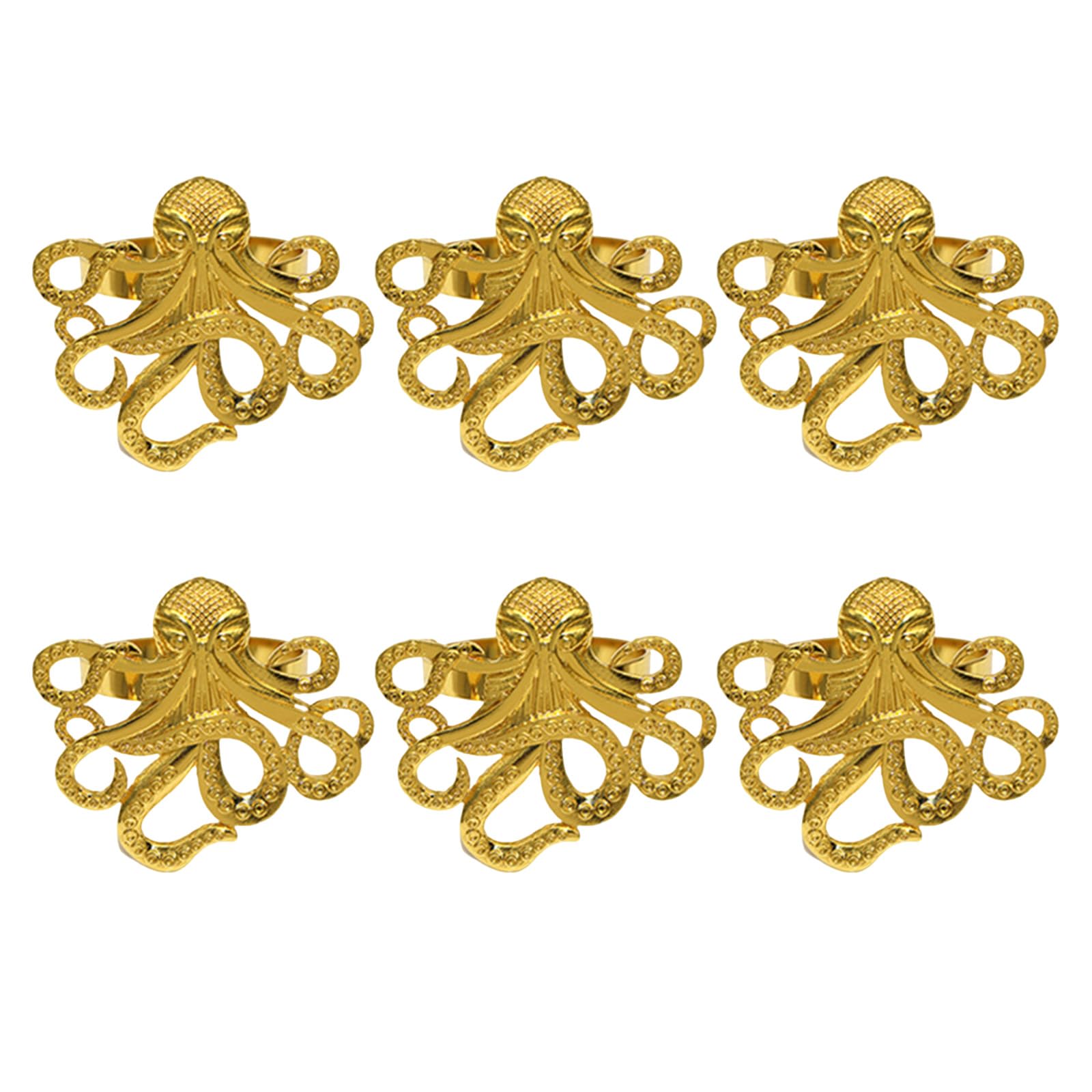 Xjdzineq Oxidation Proof Alloy Echinoderm Cowrie Napkin Holder Shore House Tableware Addons for Theme Parties Deck Tableware Addons