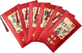 Enveloppes Rouges Du Nouvel An Chinois Cheval 2026 | 6 Pièces Avec Motif Doré À Chaud Pour Fêtes - Pochettes Rouges Du Nouvel An - Pour Fêtes Entreprises Culture Collectionneurs Amateurs Célébrations