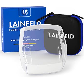 LAINFELD Screen Protector for Bosch Intuvia Crystal Clear Screen Protector Protective Cover Against Scratches and Water E Bike Accessories Control Unit Speedometer