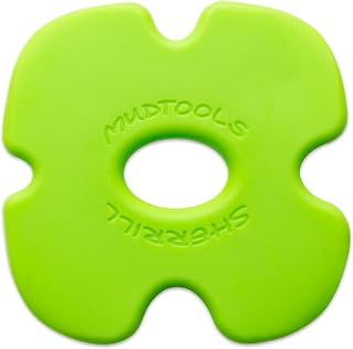 Mudtools Edgy Rib – 그린 – 테두리, 도자기 벽 및 디테일한 모양을 위한 단단한 폴리머 립