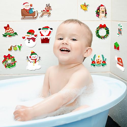 Miniatura 5 de Calcomanías de gel grueso para ventana de niños, para niños, para niños y adultos, para aula, hogar, guardería, avión, fiesta de cumpleaños (Navidad