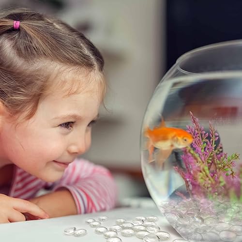 Miniatura 7 de Canicas de vidrio plano de 1 libra, relleno de jarrón para hoguera, guijarros de vidrio para plantas de interior, decoración de acuario, decoración