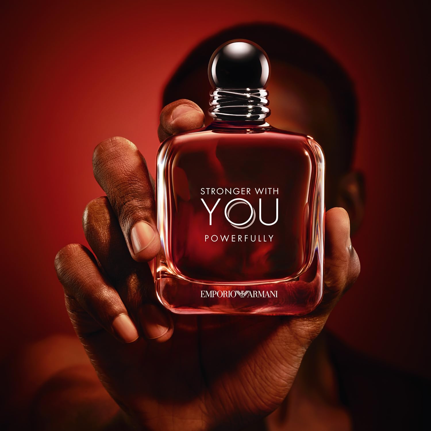Armani Beauty Stronger With You Powerfully Herrenduft, warmer, würziger Duft für Herren, mit Kastanie, Süßkirsche und Lavendel, 50 ml