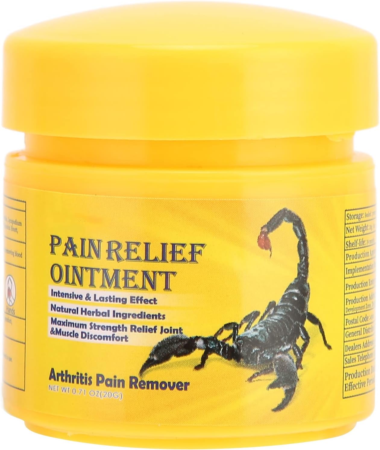 Joint Pain Ointment, Natural Muscle & Joint Relief Cream Reduce
