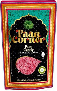 Paan Corner Pan Candy, 120 gm / 4.2 oz Bag, Sugar Boiled Hard Candy