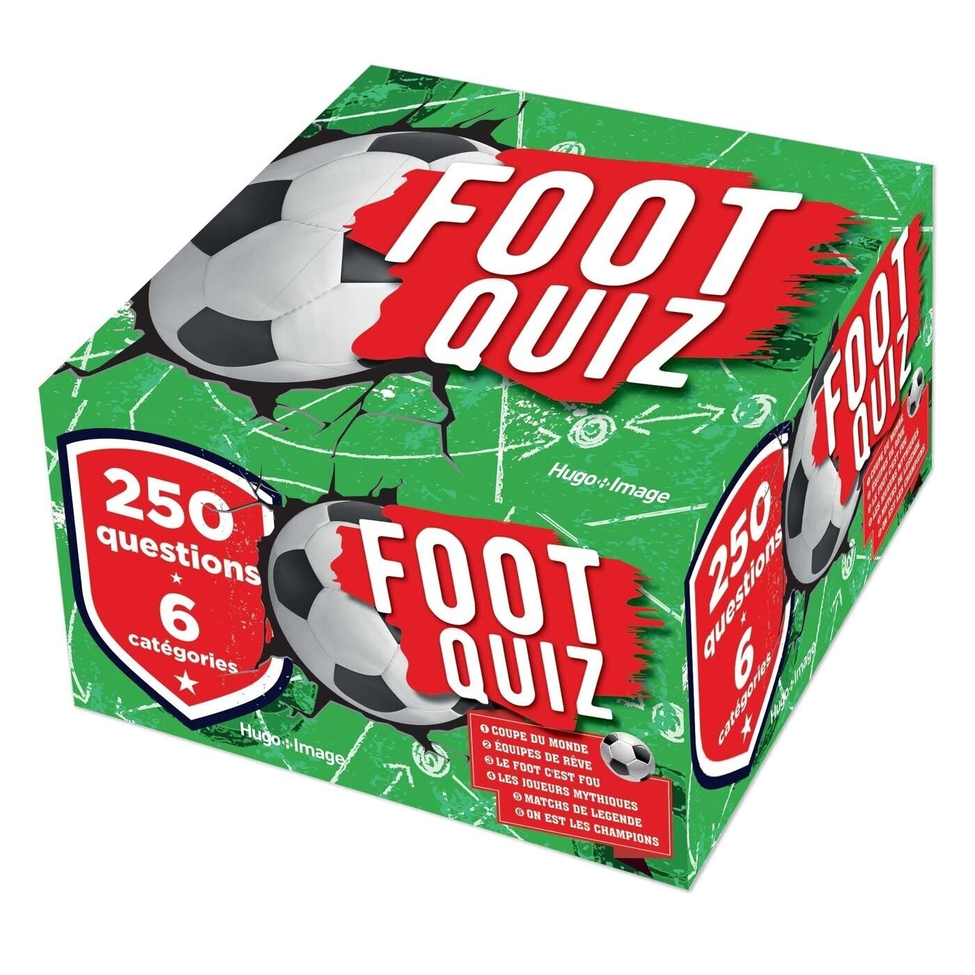 Le quiz Foot: 250 questions ; 6 catégories