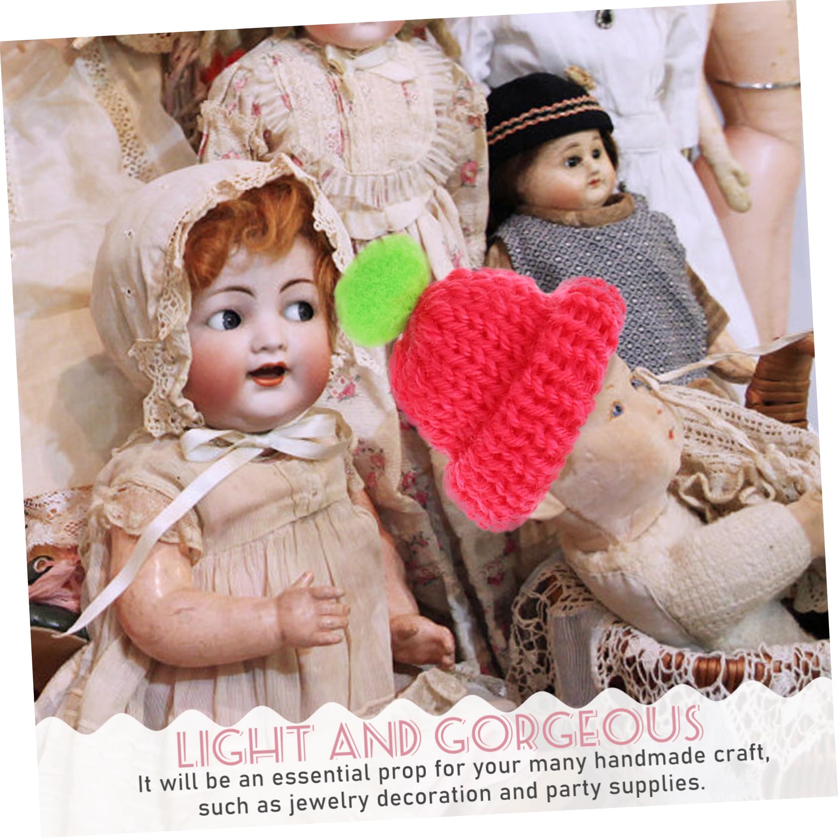 TOYANDONA 550stücke Teiliges Mini Strickmützen Bunte Handwerksdekorationen Für Junge Mädchen Und Puppen Für Bastelprojekte Und Kreative Ideen