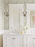 Vista 3 de NuWallpaper Grey Mirei Peel & Stick Wallpaper